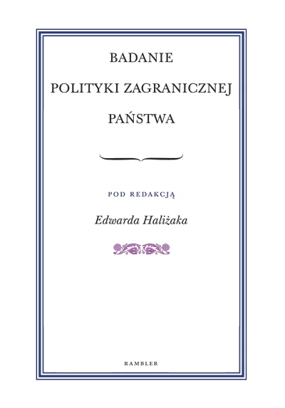 07. Halizak Badanie Polityki Zagranicznej Panstwa